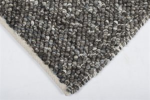 Oxford tæppe - Dark Grey Mix 90 x 150 cm - FAST LAVPRIS